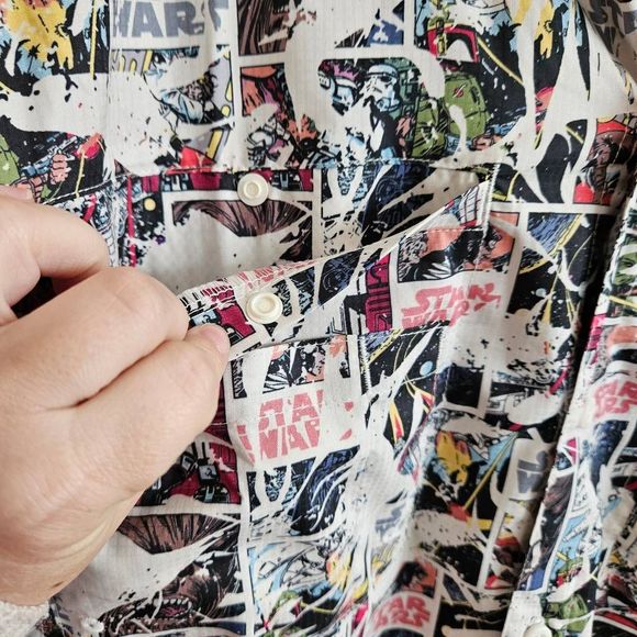 Columbia Star Wars Cantina PFG Button Up Shirt - Picture 3 of 13